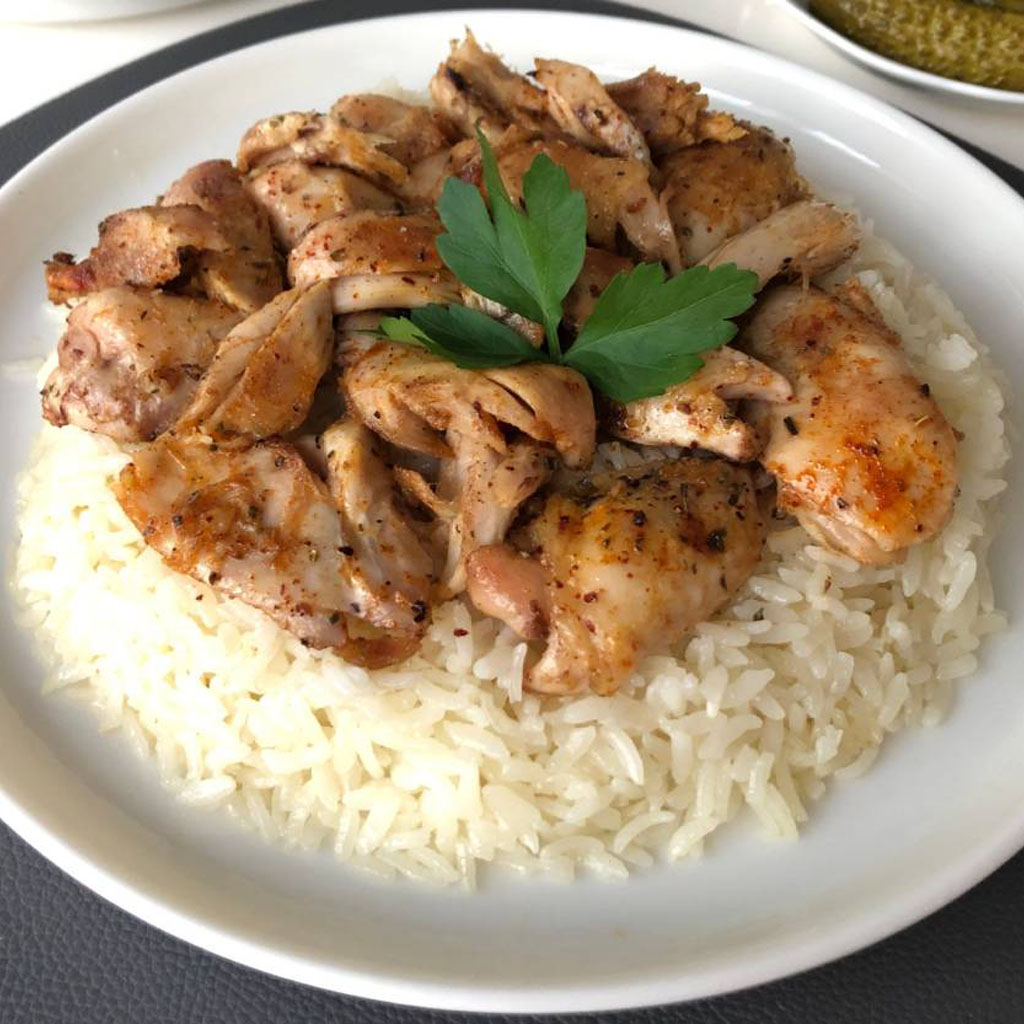 Tavuk Döner + Pilav + İçecek